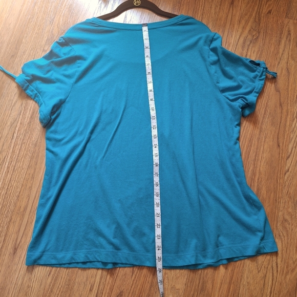 Lane Bryant Cacique Sleep Set Size 14/16 Tropical Palm Print Cotton Modal Spande - Picture 7 of 12